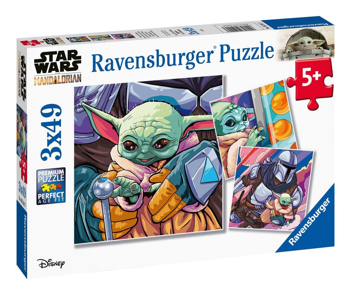 Ravensburger Star Wars The Mandalorian 3 Pack 49 Piece Jigsaw Puzzle