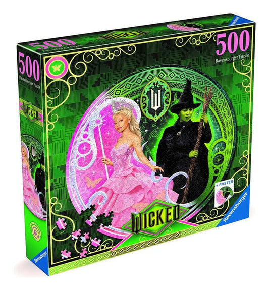 Ravensburger Wicked The Movie Circular, 500 Piece Jigsaw Puzzle Ravensburger Wicked The Movie Circular, 500 Piece Jigsaw Puzzle