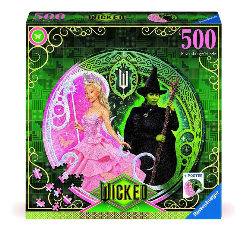Ravensburger Wicked The Movie Circular, 500 Piece Jigsaw Puzzle – 24-7 ...