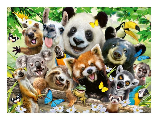 Ravensburger Wildlife-Selfie 300 XXL piece Jigsaw Puzzle Ravensburger Wildlife-Selfie 300 XXL piece Jigsaw Puzzle