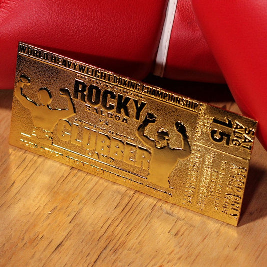 Rocky III Balboa VS Lang Replica Gold Ticket Rocky III Balboa VS Lang Replica Gold Ticket