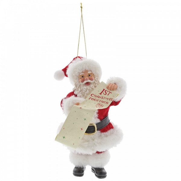Santa First Christmas Together Possible Dreams by D56 Hanging Ornament