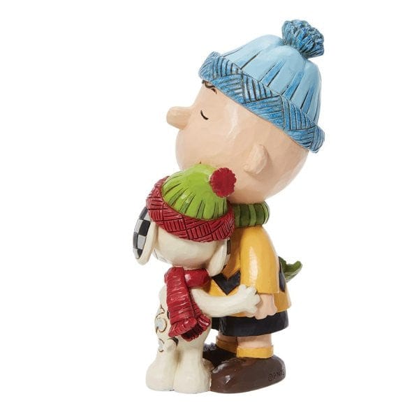 Snoopy and Charlie Brown Hugging Figurine By Jim Shore 6013043