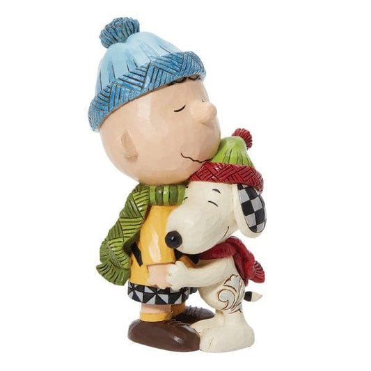 Snoopy and Charlie Brown Hugging Figurine By Jim Shore 6013043 Snoopy and Charlie Brown Hugging Figurine By Jim Shore 6013043