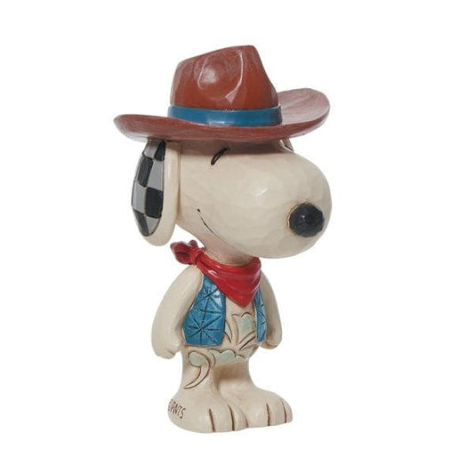 Snoopy Cowboy Mini Figurine By Jim Shore 6013038 Snoopy Cowboy Mini Figurine By Jim Shore 6013038