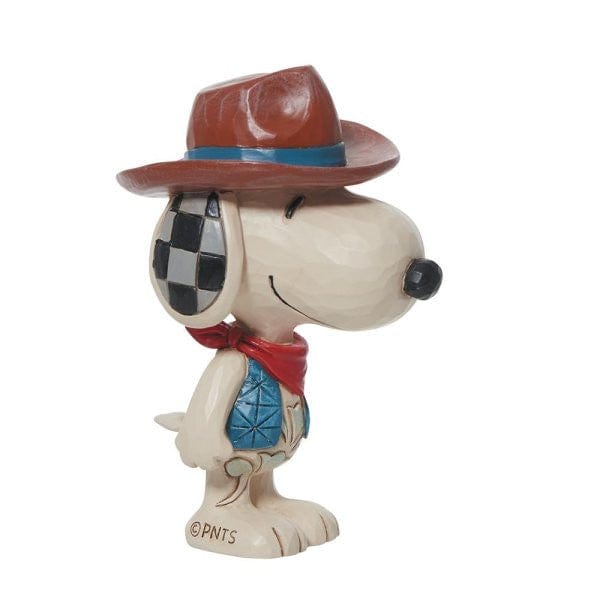 Snoopy Cowboy Mini Figurine By Jim Shore 6013038
