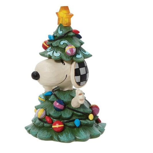 Snoopy Dressed as a Christmas Tree Figurine By Jim Shore 6013042 Snoopy Dressed as a Christmas Tree Figurine By Jim Shore 6013042