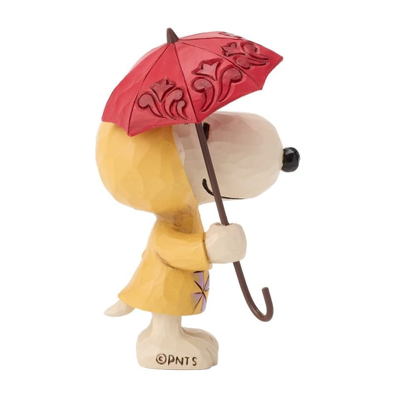 Snoopy In Raincoat Mini Figurine Peanuts by Jim Shore Snoopy In Raincoat Mini Figurine Peanuts by Jim Shore