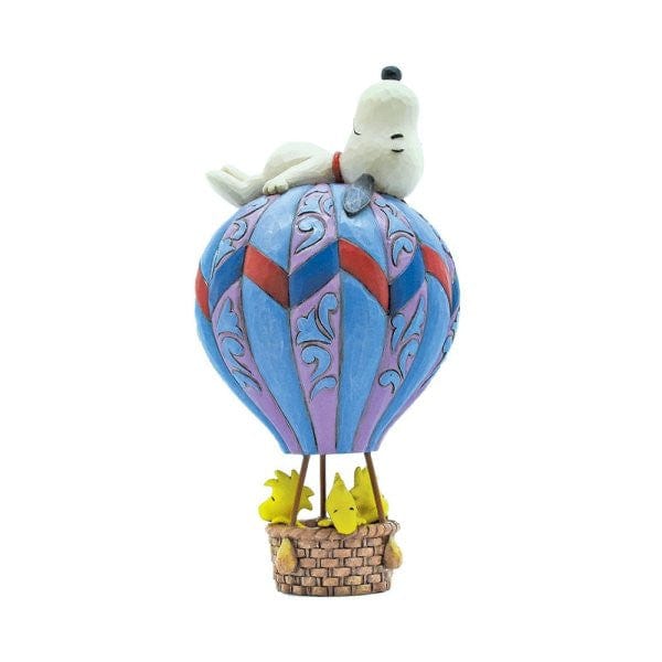 Snoopy on a Hot Air Balloon Peanuts Figurine By Jim Shore 6011960
