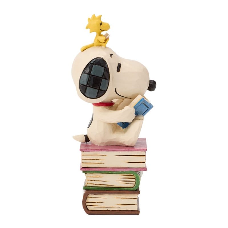Snoopy Stacked Books Figurine Peanuts by Jim Shore Snoopy Stacked Books Figurine Peanuts by Jim Shore