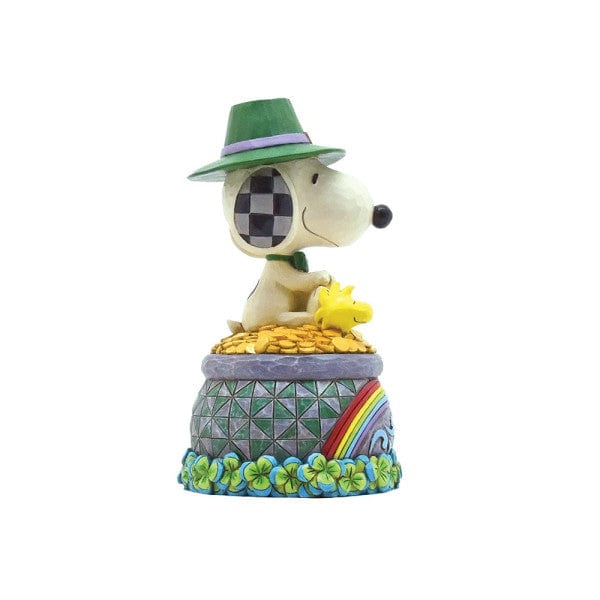 Snoopy with a Pot of Gold Peanuts Figurine By Jim Shore 6011945