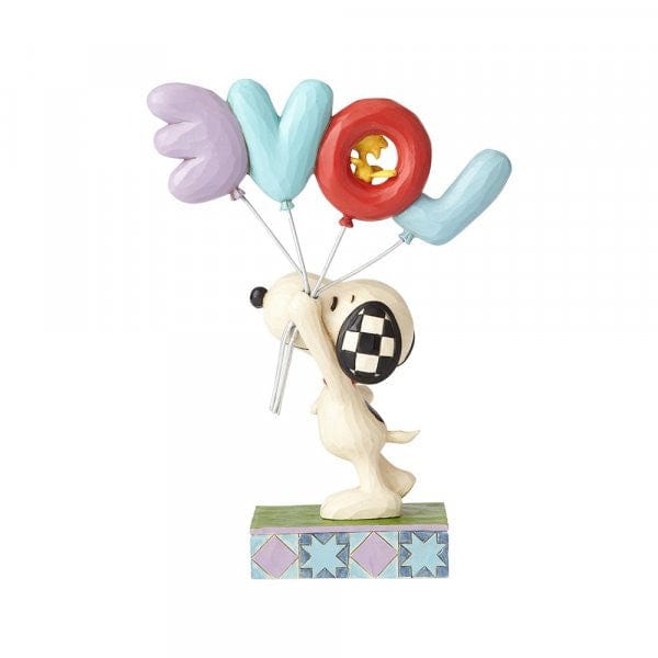 Snoopy with LOVE Balloon Figurine By Jim Shore