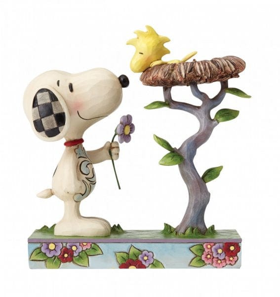 Snoopy & Woodstock in Nest Figurine By Jim Shore