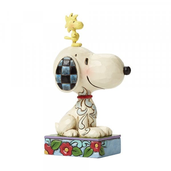 Snoopy & Woodstock Personality Pose Figurine By Jim Shore