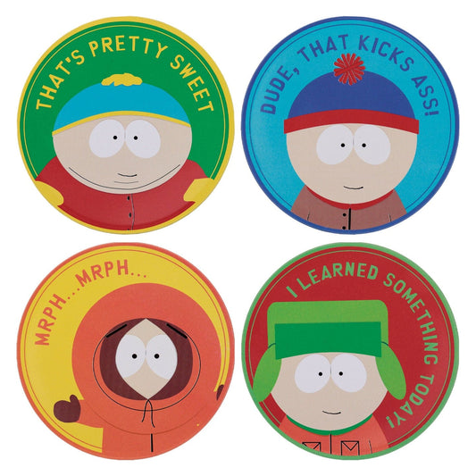 South Park Set of 4 Printed Coasters South Park Set of 4 Printed Coasters