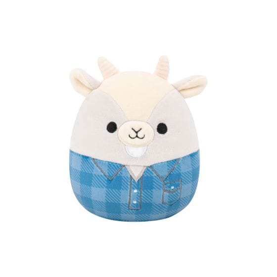 Squishmallows 7.5" Holiday Walker Grey Goat Wearing Shirt Plush Squishmallows 7.5" Holiday Walker Grey Goat Wearing Shirt Plush