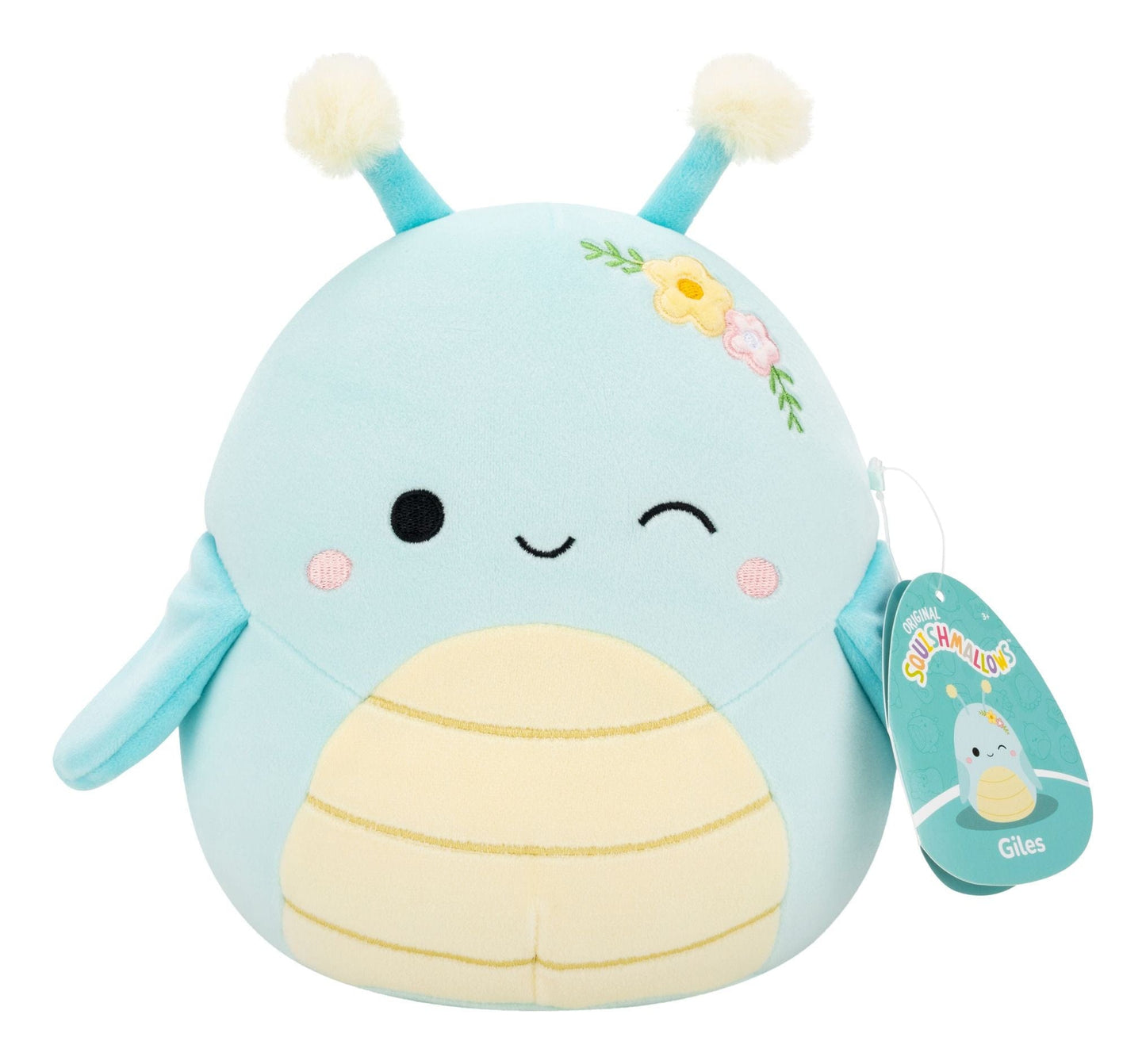 Squishmallows 7.5'' Plush Giles The Blue Grasshopper Squishmallows 7.5'' Plush Giles The Blue Grasshopper