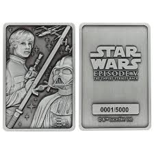 Star Wars Episode V: The Empire Strikes Back Luke and Vader Metal Ingot Star Wars Episode V: The Empire Strikes Back Luke and Vader Metal Ingot