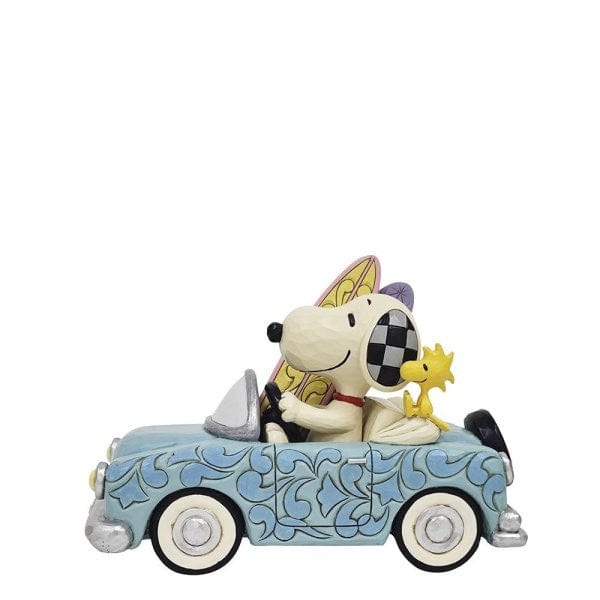 Sunny Drives and Surfing Waves (Snoopy Surfboard Car) Peanuts Figurine By Jim Shore 6016272