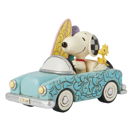 Sunny Drives and Surfing Waves (Snoopy Surfboard Car) Peanuts Figurine By Jim Shore 6016272 Sunny Drives and Surfing Waves (Snoopy Surfboard Car) Peanuts Figurine By Jim Shore 6016272