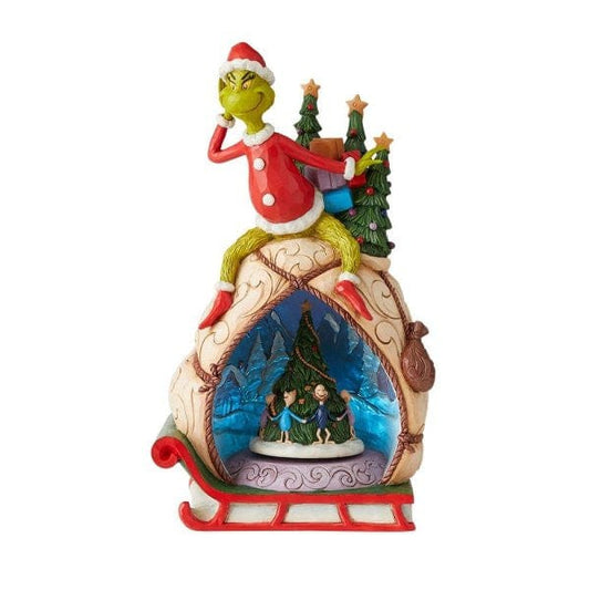 The Grinch Lighted Rotator Figurine By Jim Shore 6009699 The Grinch Lighted Rotator Figurine By Jim Shore 6009699