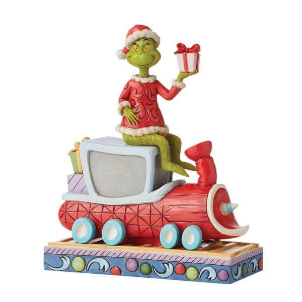 The Grinch on Train Figurine By Jim Shore 6010776