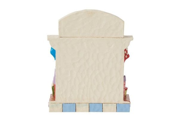 The Grinch Peeking out of a Fireplace Figurine By Jim Shore 6012693