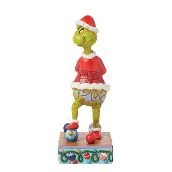 The Grinch Stepping On An Ornament Figurine By Jim Shore 6015219