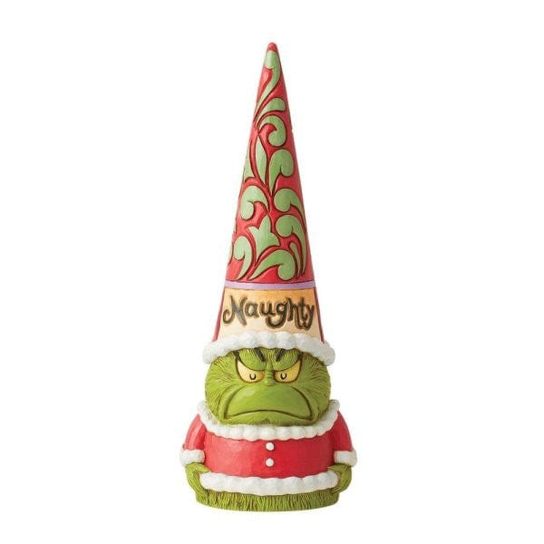 The Grinch Two-Sided Naughty and Nice Gnome Figurine By Jim Shore 6012704
