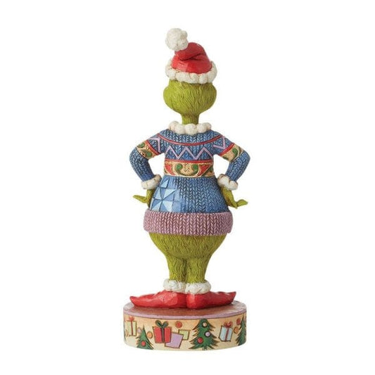 The Grinch Wearing Ugly Sweater Figurine By Jim Shore 6012700 The Grinch Wearing Ugly Sweater Figurine By Jim Shore 6012700