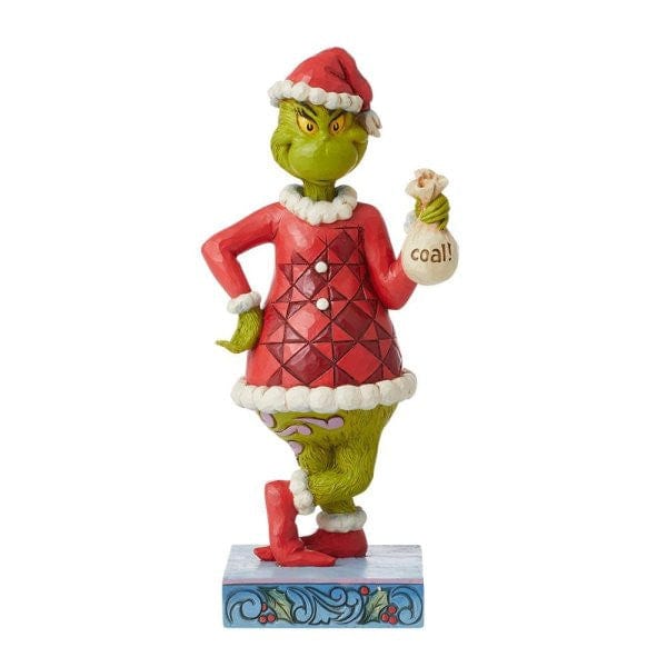 The Grinch with Bag of Coal Figurine By Jim Shore 6012697