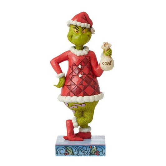 The Grinch with Bag of Coal Figurine By Jim Shore 6012697 The Grinch with Bag of Coal Figurine By Jim Shore 6012697