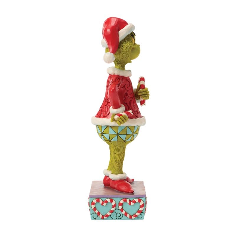 The Grinch with Broken Candy Cane Figurine By Jim Shore 6018951