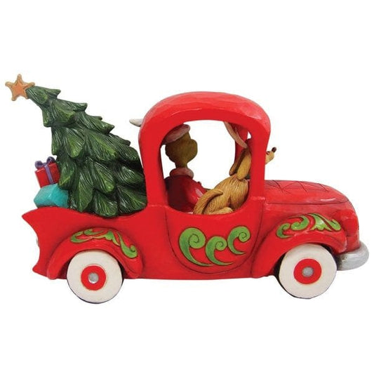 The Grinch with Friends in Truck Figurine By Jim Shore 6010775 The Grinch with Friends in Truck Figurine By Jim Shore 6010775