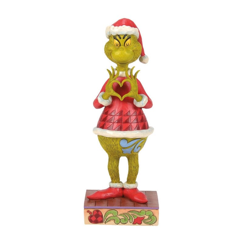 The Grinch with Heart Hands Figurine By Jim Shore 6017062
