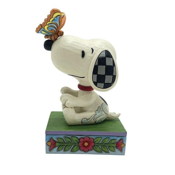 The Perfect Landing (Snoopy with Butterfly on Nose) Peanuts Figurine By Jim Shore 6016264