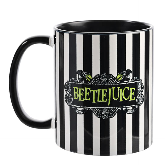 Warner Bros Beetlejuice Striped Mug - Barbara Warner Bros Beetlejuice Striped Mug - Barbara