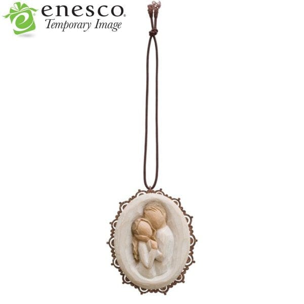 Willow Tree Embrace Metal-edged Ornament 26211