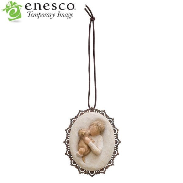 Willow Tree Kindness (boy) Metal-edged Ornament 26240