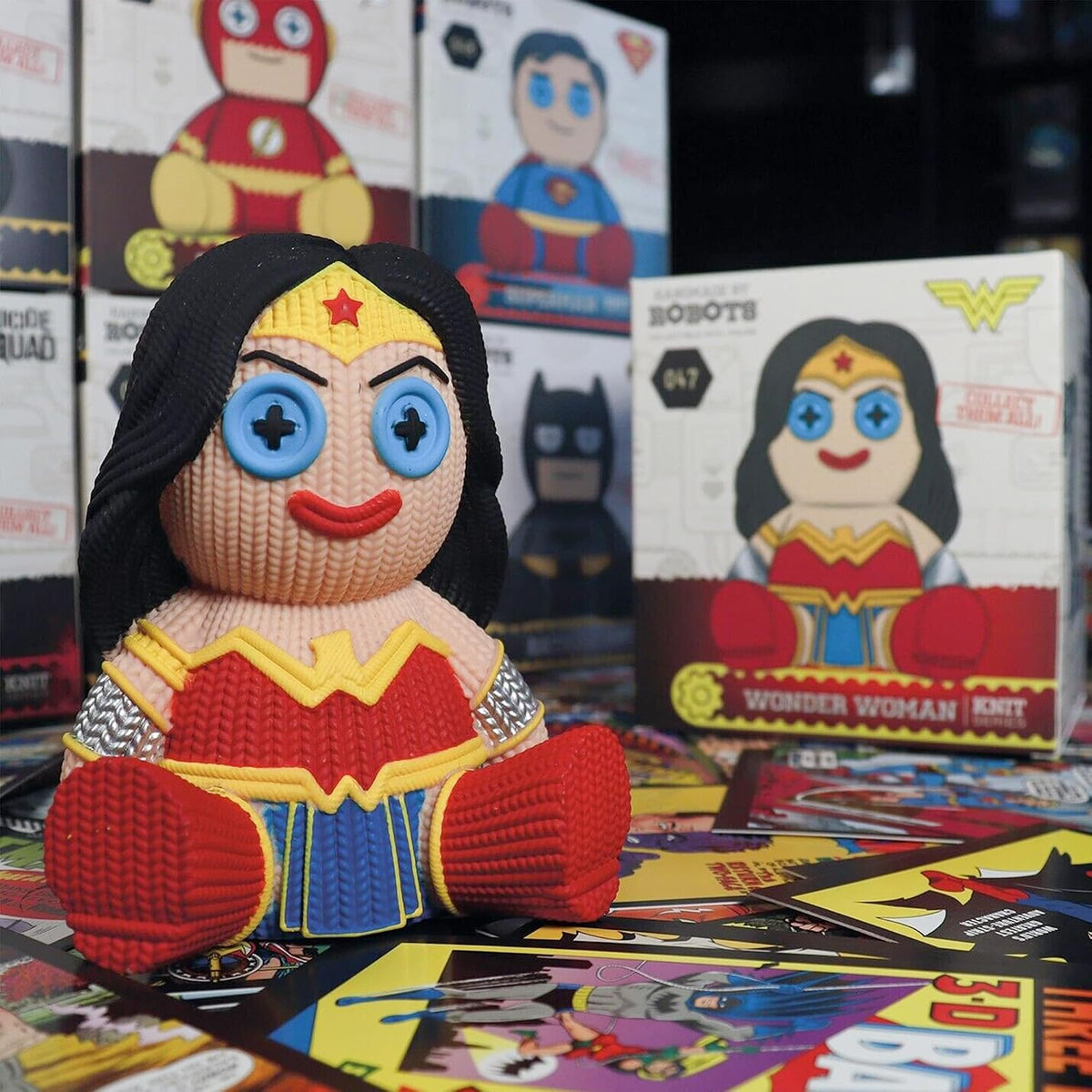 Wonder Woman DC Collectible Vinyl Figure by Handmade By Robots Wonder Woman DC Collectible Vinyl Figure by Handmade By Robots
