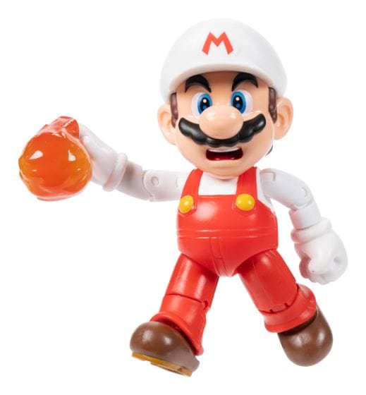 World of Nintendo Super Mario 4" Figures - Fire Mario