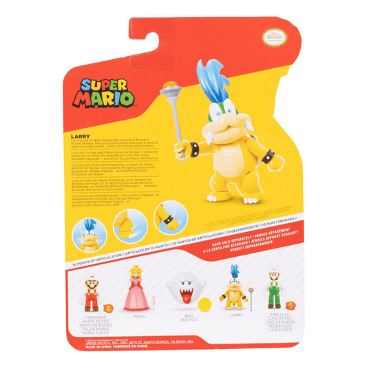 World of Nintendo Super Mario 4" Figures - Larry World of Nintendo Super Mario 4" Figures - Larry