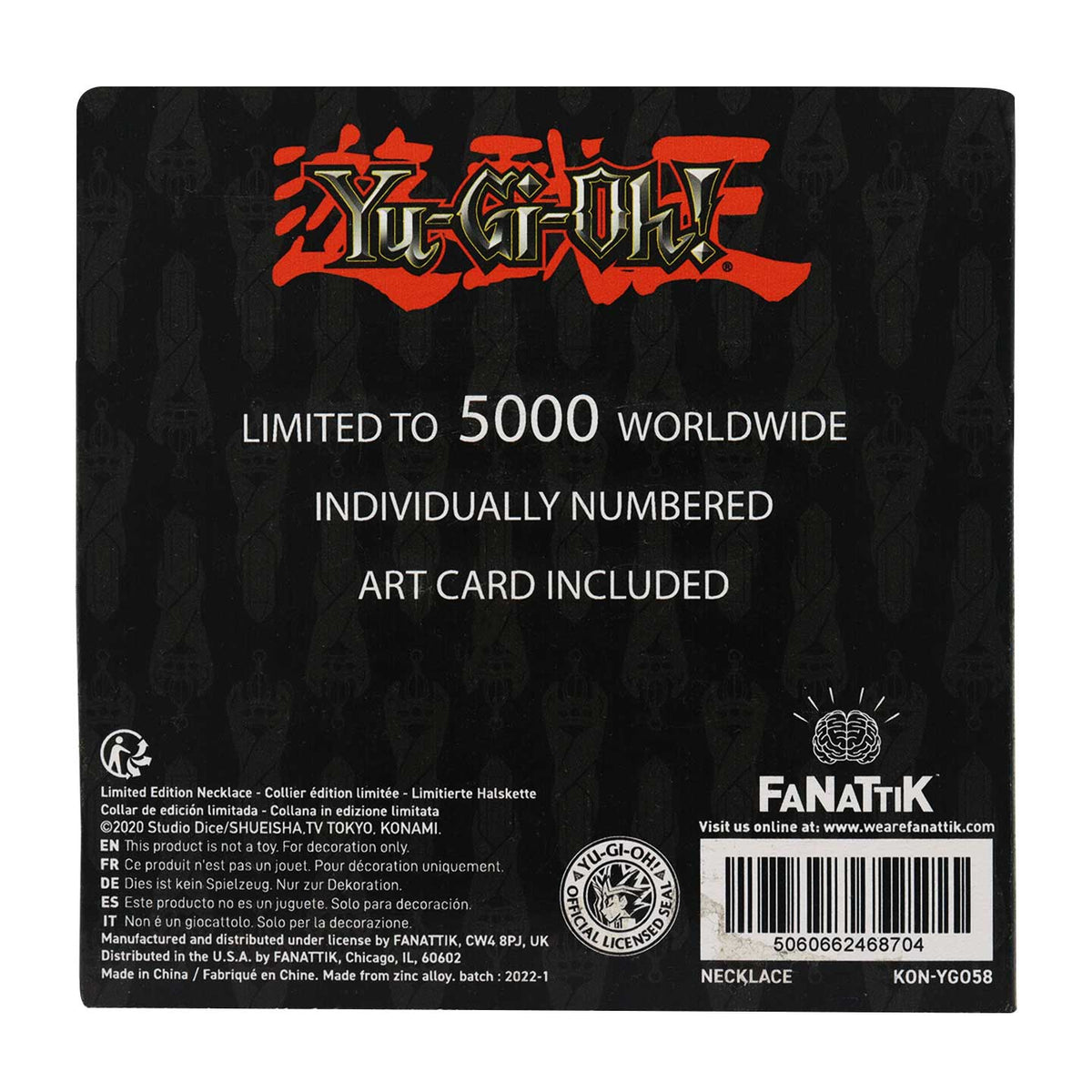 Yu-Gi-Oh! Limited Edition Replica Yuya's Pendant Necklace Yu-Gi-Oh! Limited Edition Replica Yuya's Pendant Necklace