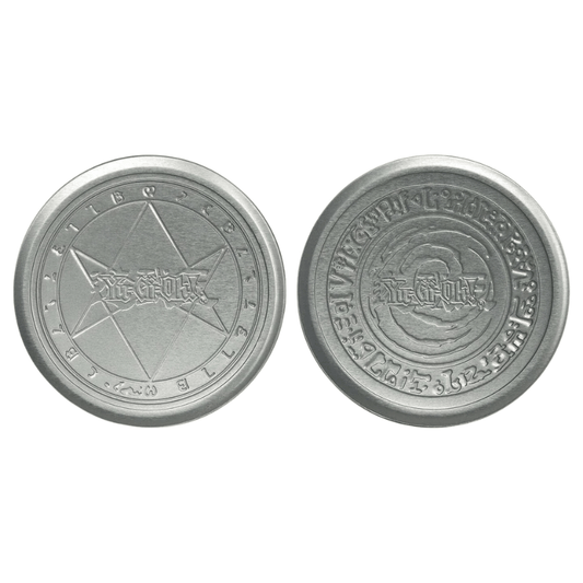 Yu-Gi-Oh! Set of 4 Embossed Metal Coasters Yu-Gi-Oh! Set of 4 Embossed Metal Coasters