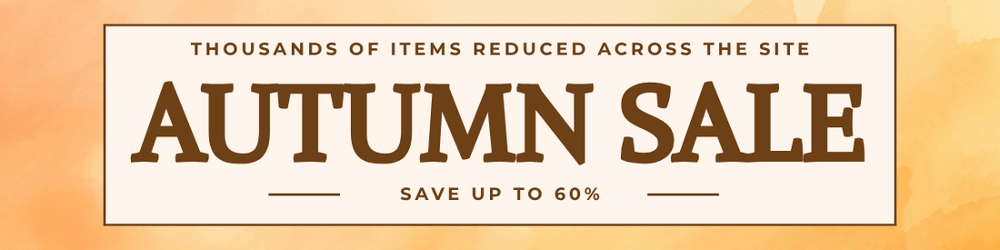 Autumn Sale Is Now On: Save 20% to 60% Sitewide with Code AUTUMN