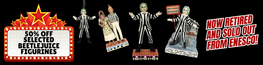 Beetlejuice Collectables by Jim Shore – 50% Off Final Stock at 24-7 Games