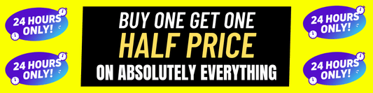 Buy One Get One Half Price - 24 Hours Only, Sitewide