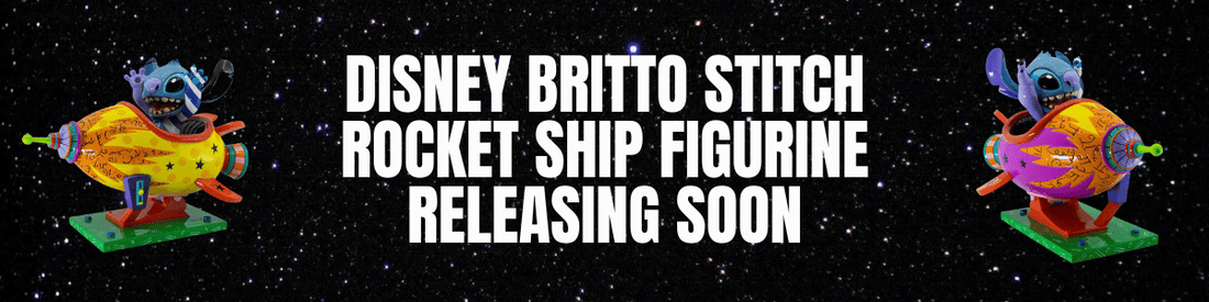New Disney Britto: Stitch Rocket Ship Figurine Releasing Soon - Pre-order Now