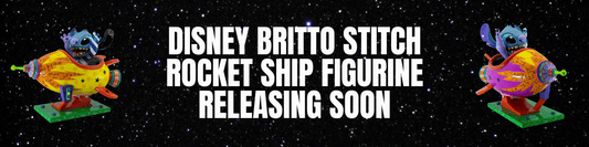 New Disney Britto: Stitch Rocket Ship Figurine Releasing Soon - Pre-order Now