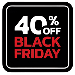 Yellow and black graphic with the text 40% OFF DEALS and Click Here below, implying a promotion or discount offer.